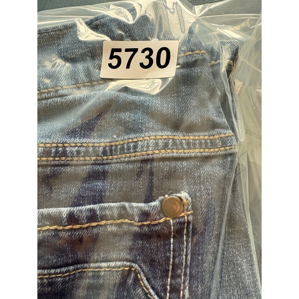 Wrangler Retro Slim Fit Bootcut Jeans Men 32x32 (32x30.5) Blue Denim Casual Wear - Picture 7 of 7